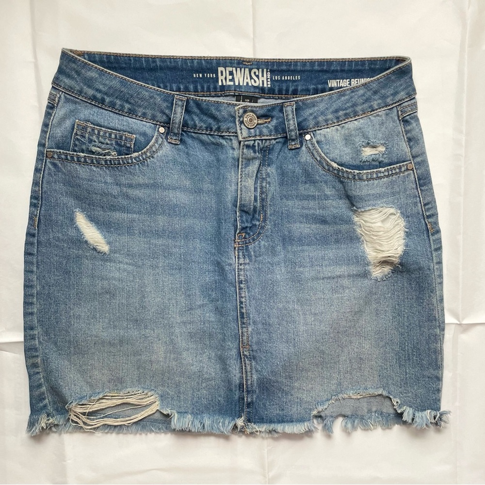 Rewash Vintage Reunion Denim Skirt